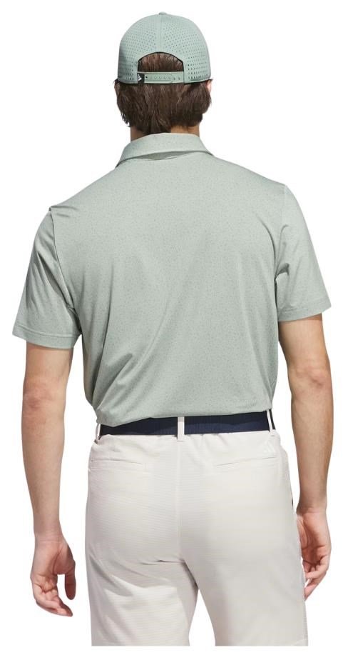 Adidas Ultimate365 Mini Bunker herr polo, silver green