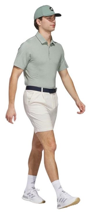 Adidas Ultimate365 Mini Bunker herr polo, silver green