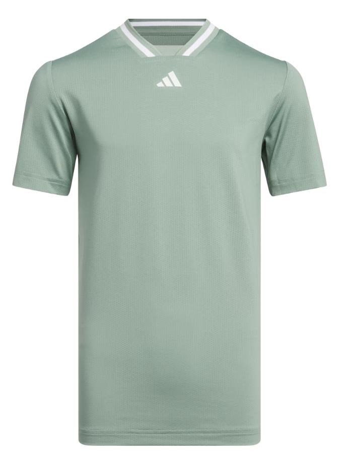Adidas Collar junior polotröja, silver green