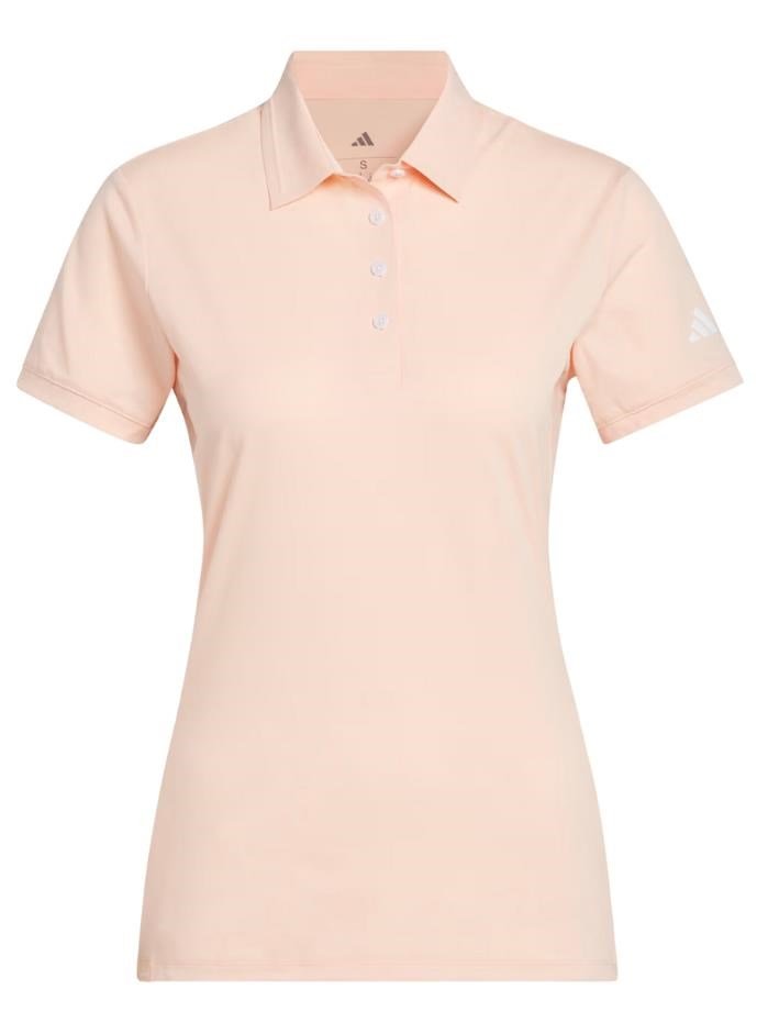 Adidas Ultimate365 Tour Twistknit dam polo, powder coral