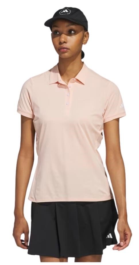 Adidas Ultimate365 Tour Twistknit dam polo, powder coral