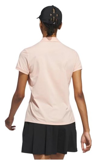 Adidas Ultimate365 Tour Twistknit dam polo, powder coral