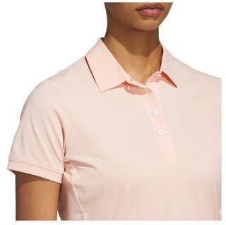 Adidas Ultimate365 Tour Twistknit dam polo, powder coral