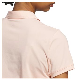 Adidas Ultimate365 Tour Twistknit dam polo, powder coral