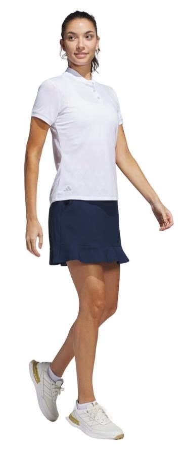 Adidas Ultimate365 Diamond Jacquard dam polo, vit