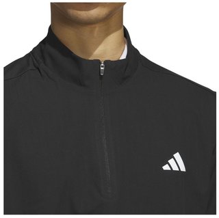 Adidas Tour 1/4-zip herr sweatshirt, svart