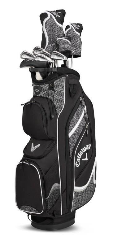 Callaway Solaire 10PC damernas golfset, svart