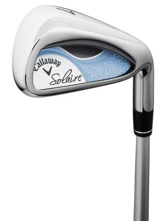 Callaway Solaire 10PC damgolfset, grafit, ljusblå