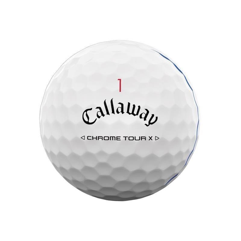 Callaway Chrome Tour X Triple Track golfbollar 2024 (48 bollar, 4 dussin)