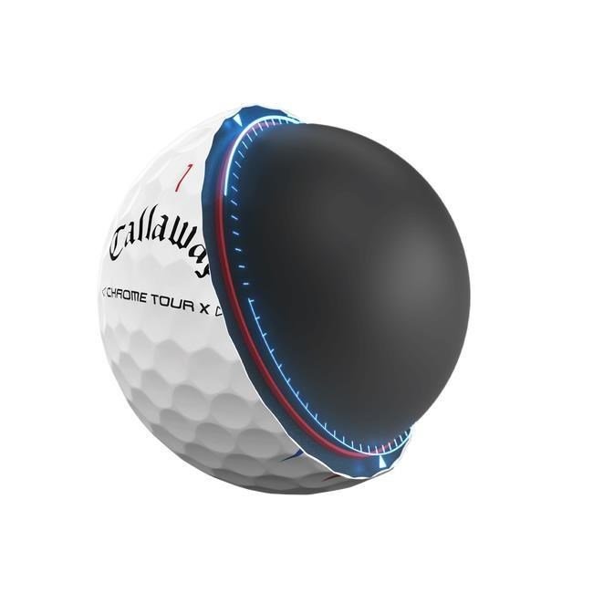 Callaway Chrome Tour X Triple Track golfbollar 2024 (48 bollar, 4 dussin)