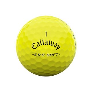 Callaway ERC Soft Triple Track golfbollar, gula