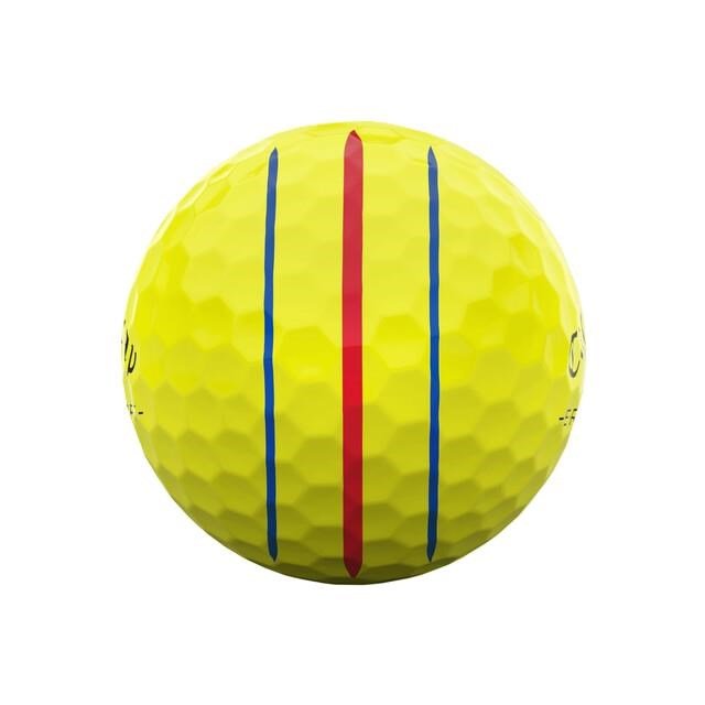 Callaway ERC Soft Triple Track golfbollar, gula