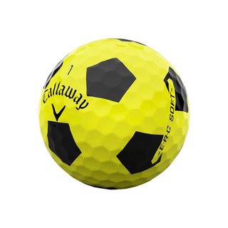 Callaway ERC Soft Truvis golfbollar, gula