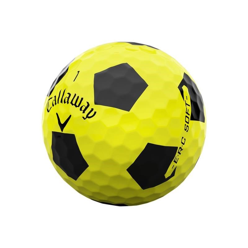 Callaway ERC Soft Truvis golfbollar, gula