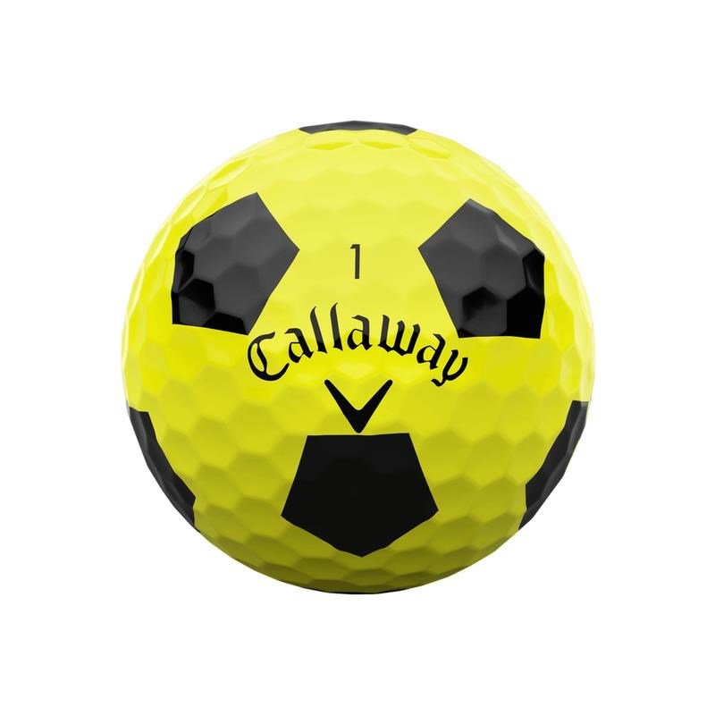 Callaway ERC Soft Truvis golfbollar, gula
