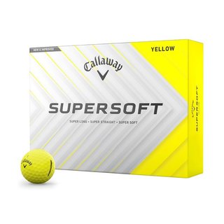 Callaway Supersoft golfbollar (12 bollar), gula