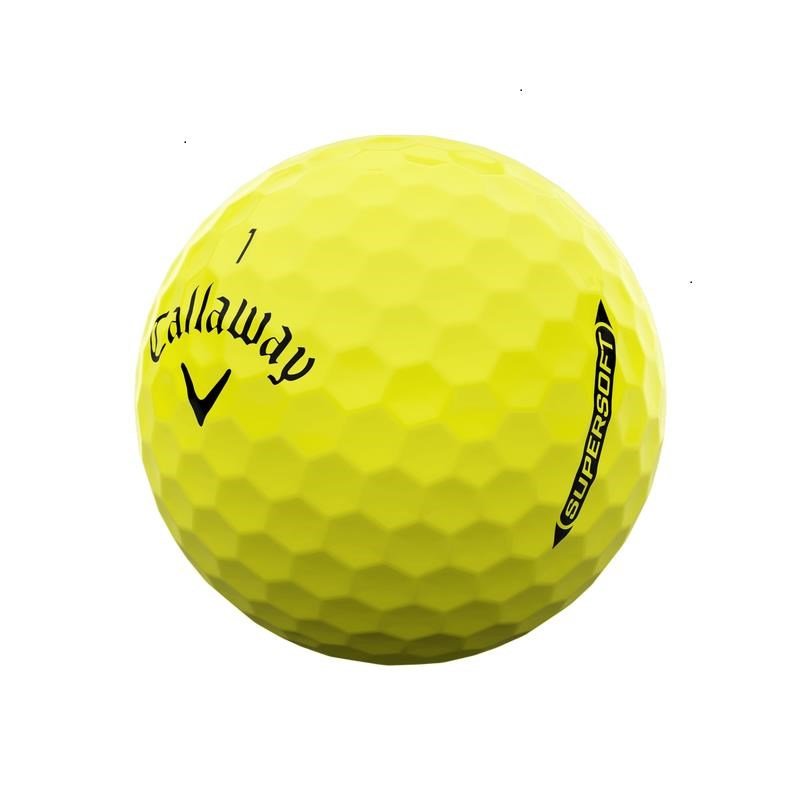 Callaway Supersoft golfbollar (12 bollar), gula