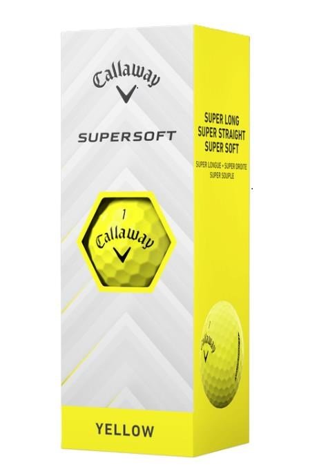 Callaway Supersoft golfbollar (12 bollar), gula