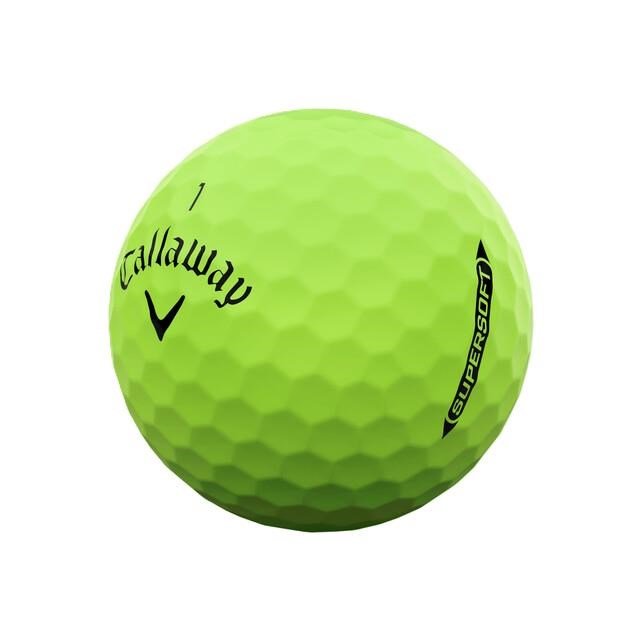 Callaway Supersoft Matte golfbollar, gröna