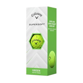 Callaway Supersoft Matte golfbollar, gröna