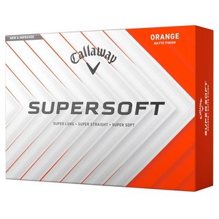 Callaway Supersoft Matte golfbollar, orange