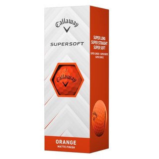 Callaway Supersoft Matte golfbollar, orange