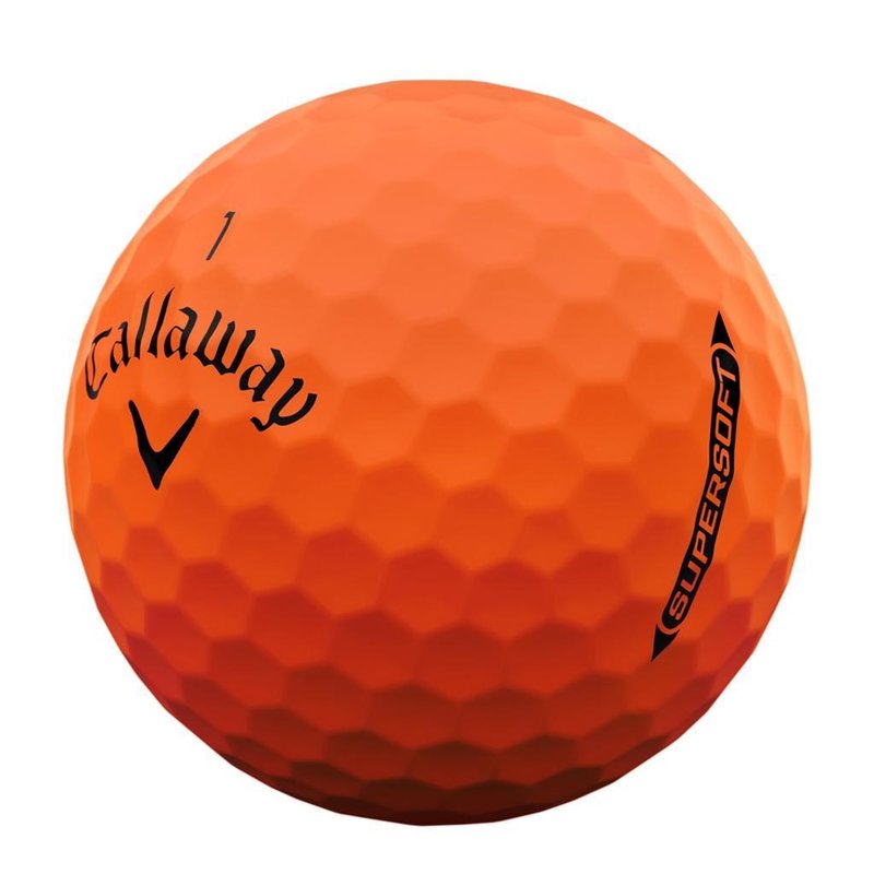 Callaway Supersoft Matte golfbollar, orange