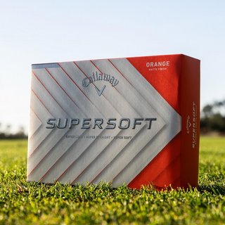 Callaway Supersoft Matte golfbollar, orange