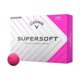 Callaway Supersoft Matte golfbollar, rosa