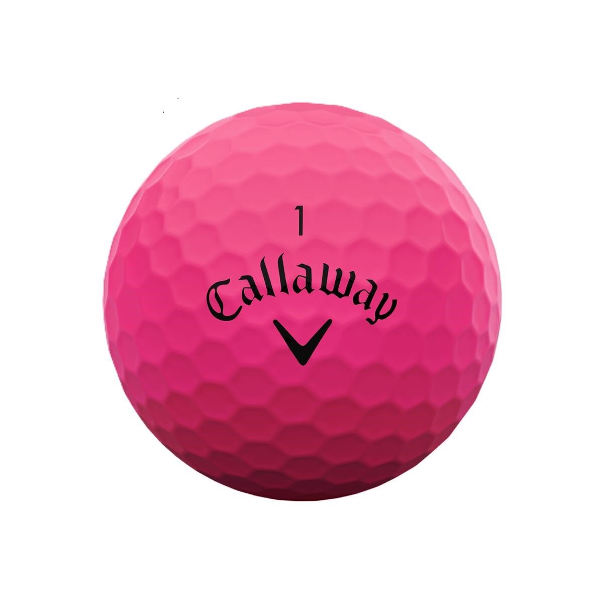 Callaway Supersoft Matte golfbollar, rosa