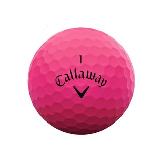 Callaway Supersoft Matte golfbollar, rosa
