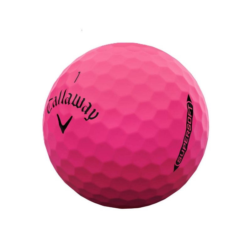 Callaway Supersoft Matte golfbollar, rosa