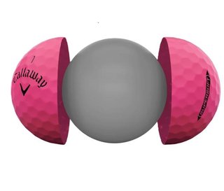 Callaway Supersoft Matte golfbollar, rosa
