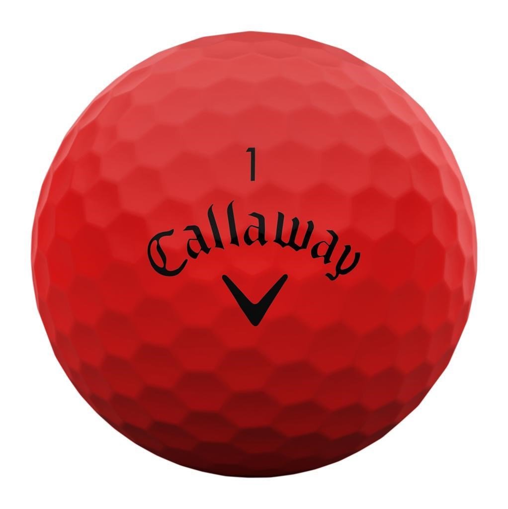 Callaway Supersoft Matte golfbollar, röda