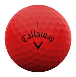 Callaway Supersoft Matte golfbollar, röda
