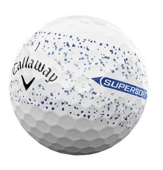 Callaway Supersoft Splatter 360 Blue golfbollar