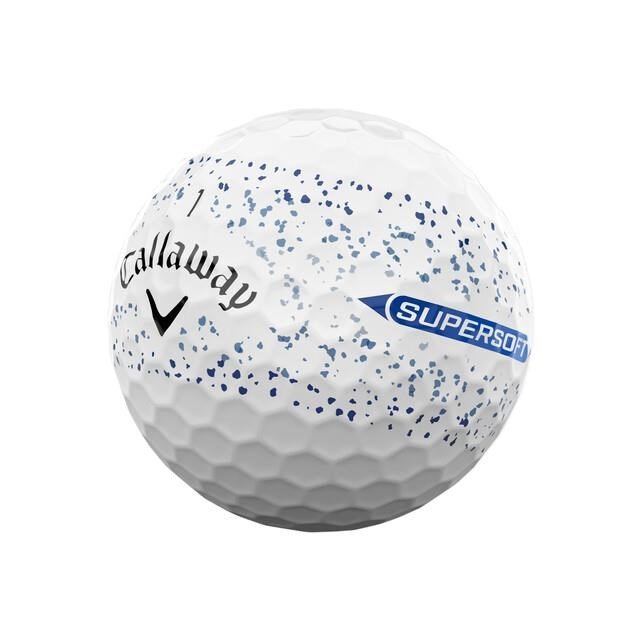 Callaway Supersoft Splatter 360 Blue golfbollar