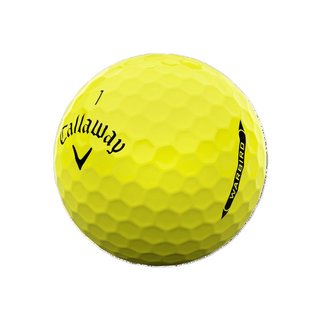 Callaway Warbird Distance+ golfbollar, gula