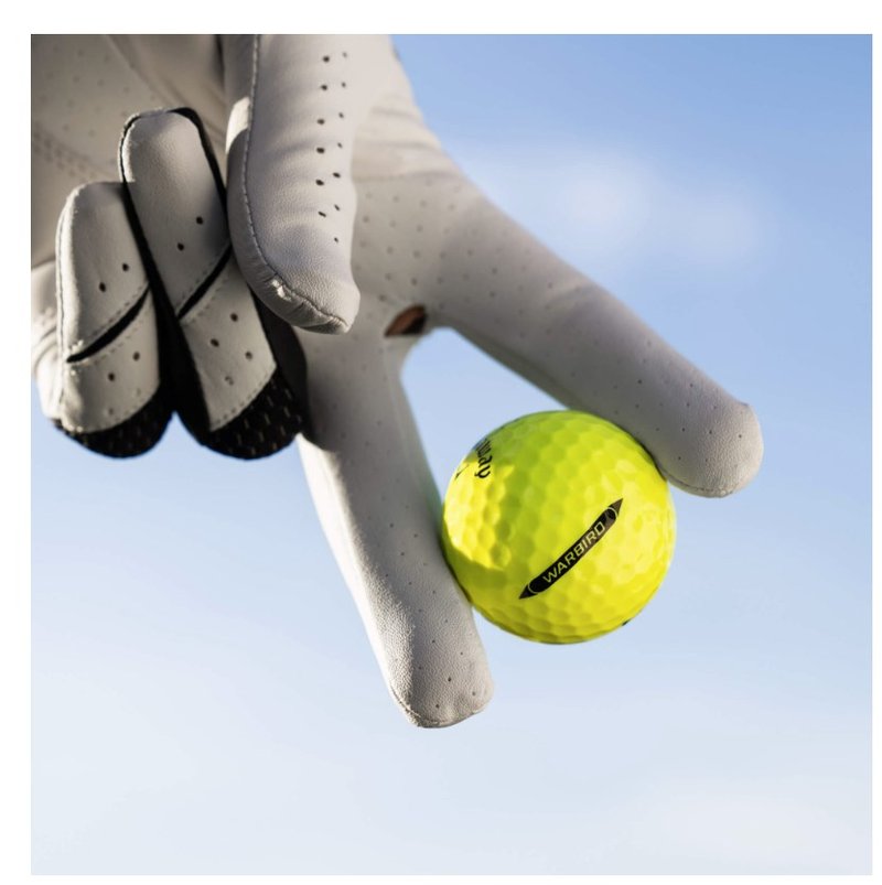 Callaway Warbird Distance+ golfbollar, gula