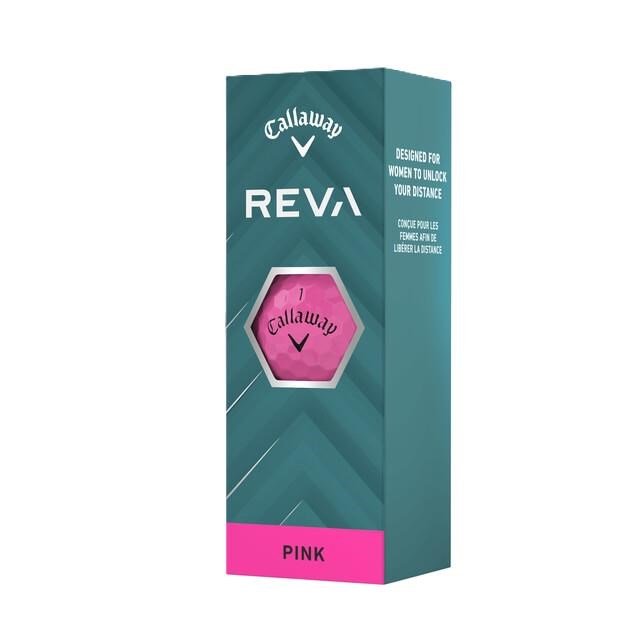 Callaway REVA golfbollar, rosa