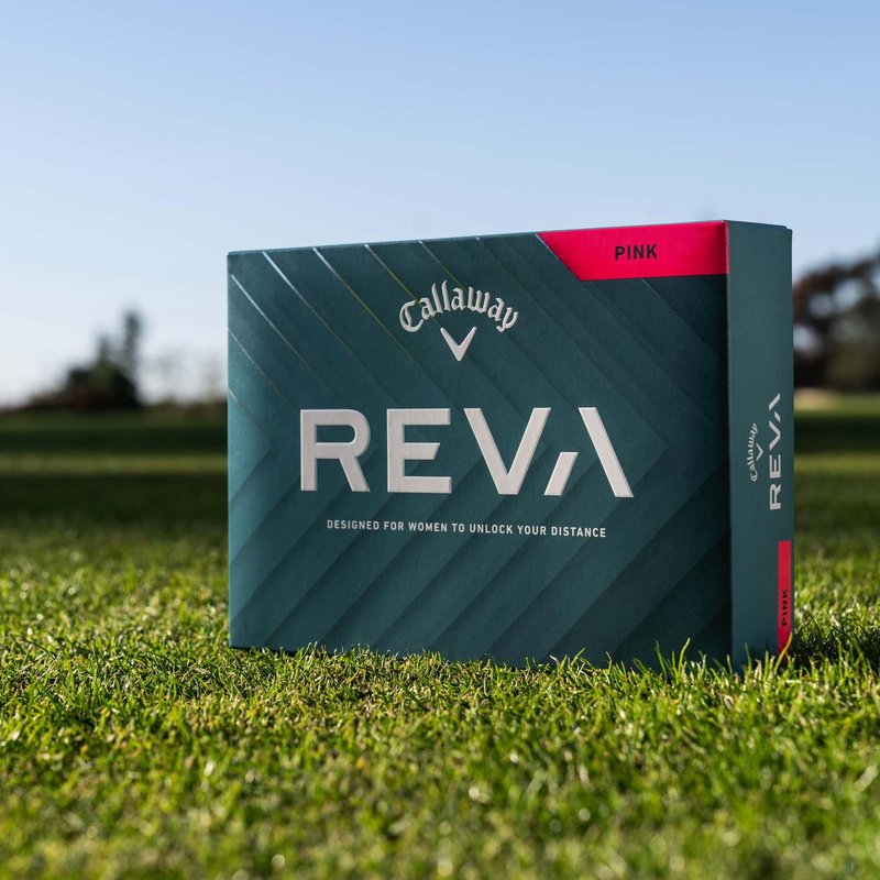 Callaway REVA golfbollar, rosa