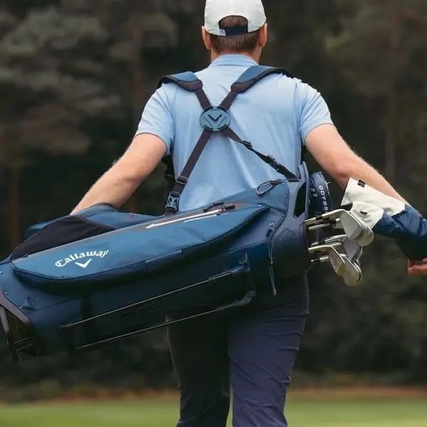 Callaway Carry+ stand bag, navy/white/red