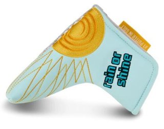 Callaway Rain Or Shine Blade Putter headcover, vit/blå