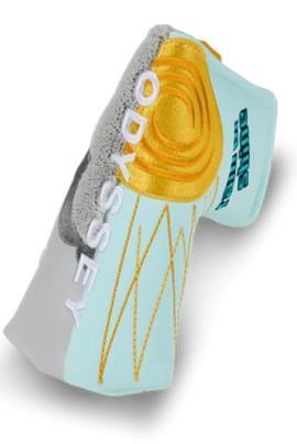 Callaway Rain Or Shine Blade Putter headcover, vit/blå