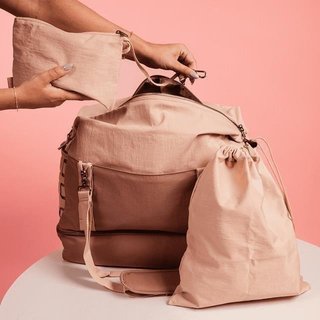 Ogio Rise Weekender Duffel 36L bag, vanilla creme