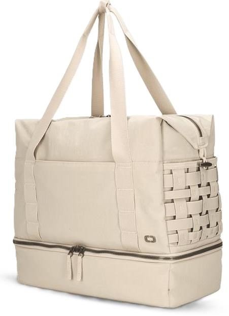 Ogio Rise Weekender Duffel 36L bag, vanilla creme
