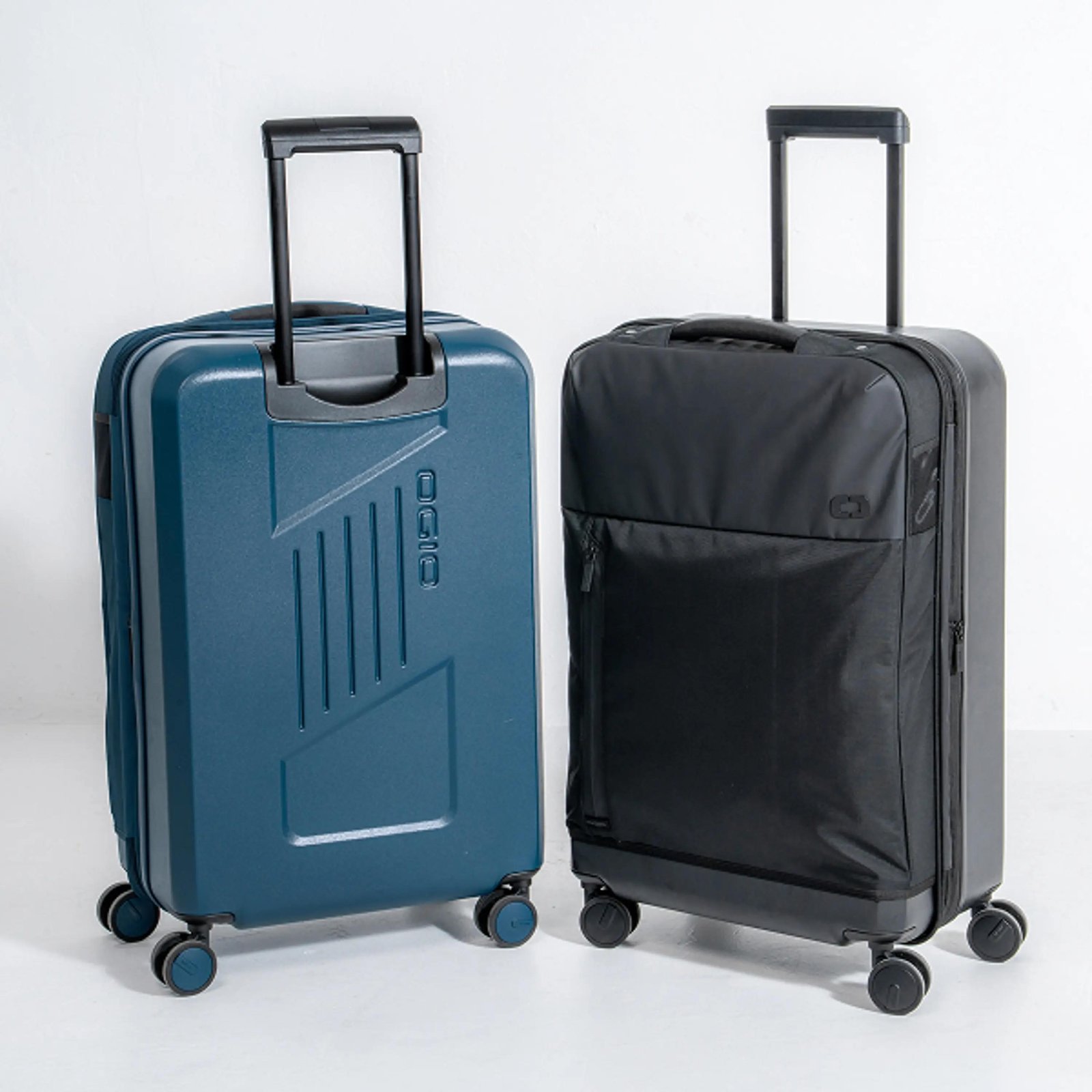 Ogio Pace Pro Hybrid Carry-on 34-36L bag, grey pinstripe