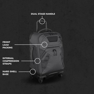 Ogio Renegade 22" 4-Wheel Travel Bag 33L titanium golfbag