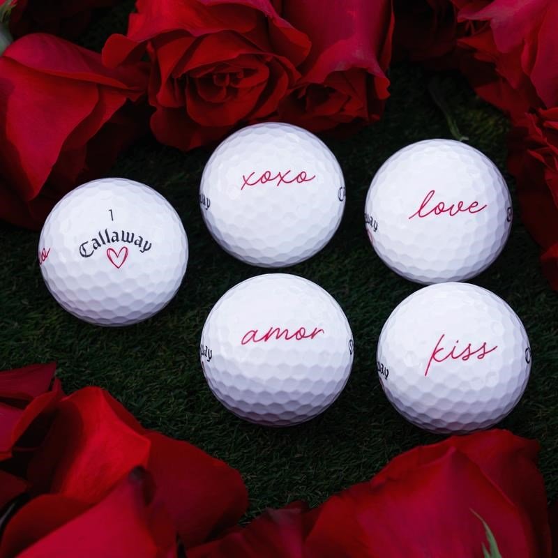 Callaway Supersoft golfbollar, Valentine Love