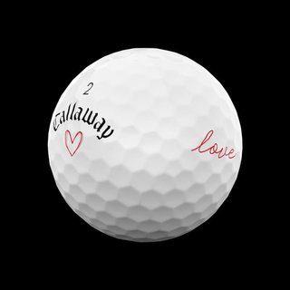 Callaway Supersoft golfbollar, Valentine Love